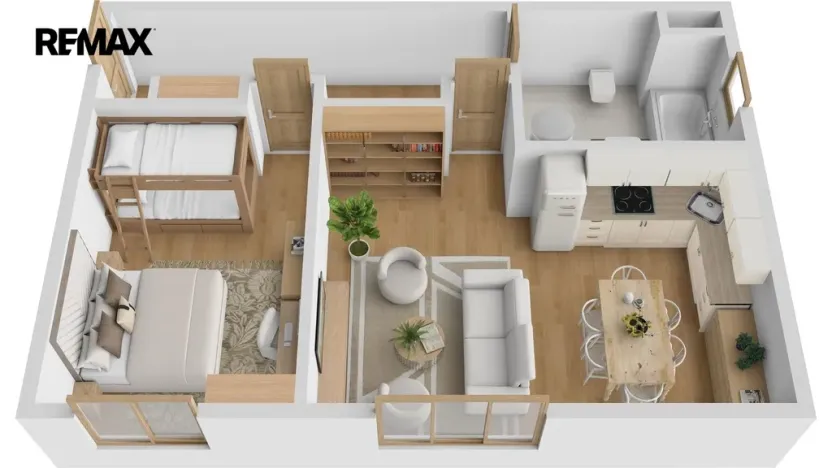 Prodej bytu 2+kk, Deštné v Orlických horách, 59 m2