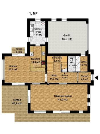 Prodej rodinného domu, Statenice, Zelená, 285 m2