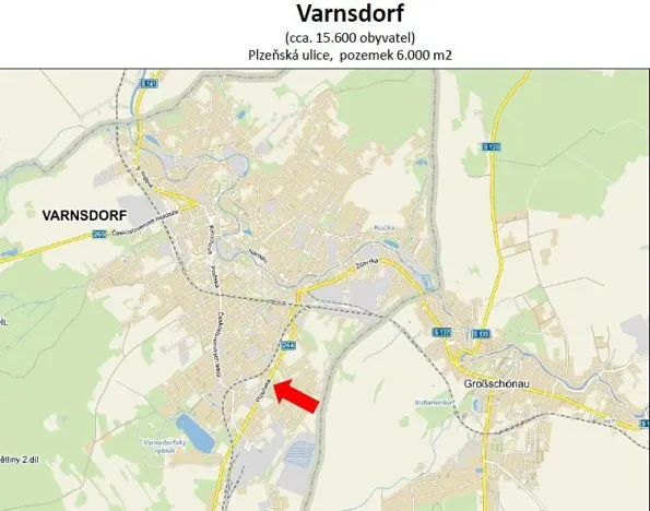 Prodej komerčního pozemku, Varnsdorf, 6000 m2