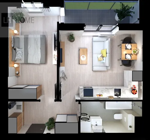 Prodej bytu 2+kk, České Budějovice, Branišovská, 49 m2