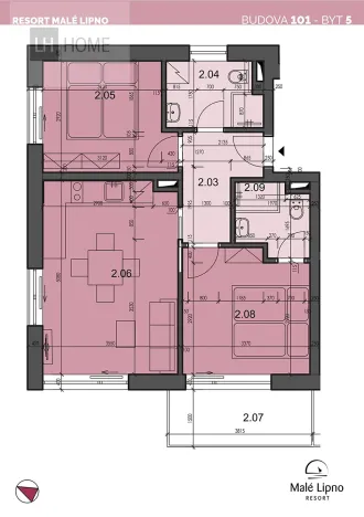 Prodej bytu 3+kk, Černá v Pošumaví, 52 m2