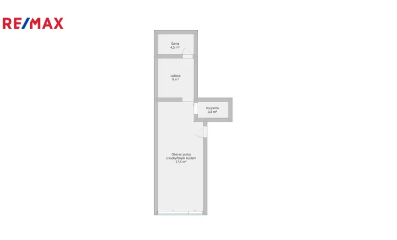 Pronájem bytu 2+kk, Třebíč, Zdislavina, 45 m2