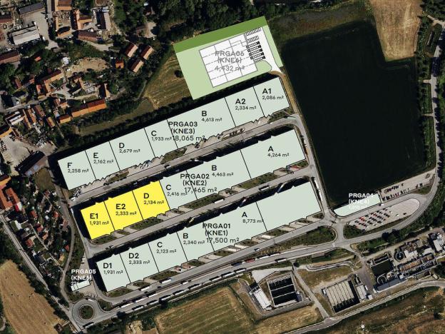 Pronájem výrobních prostor, Kněževes, Nad Kovárnou, 4264 m2