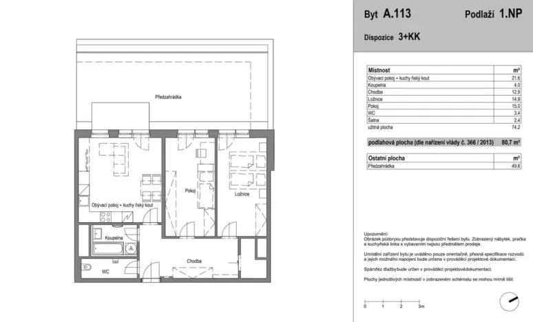 Prodej bytu 3+kk, Hůry, Pod Strání, 130 m2