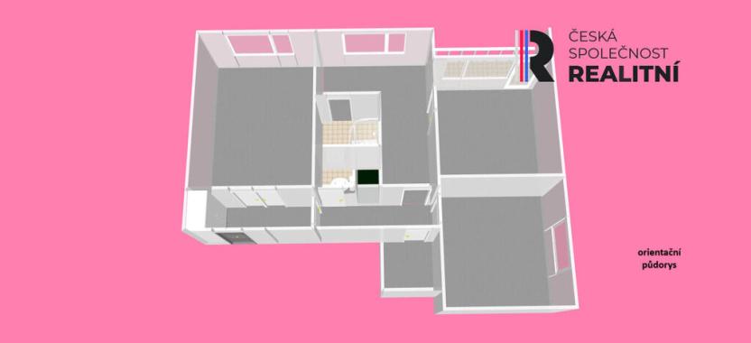 Prodej bytu 3+1, Žatec, Příkrá, 68 m2