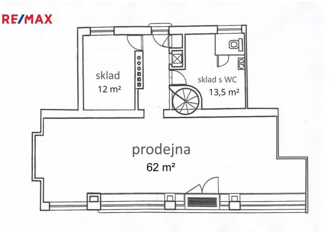 Prodej obchodního prostoru, Olomouc, Tomkova, 148 m2