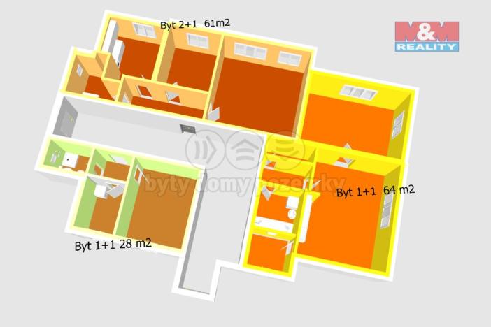 Prodej činžovního domu, Krucemburk, Masarykova, 263 m2