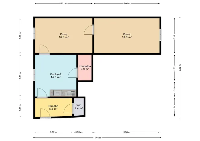 Prodej bytu 2+1, Abertamy, 69 m2