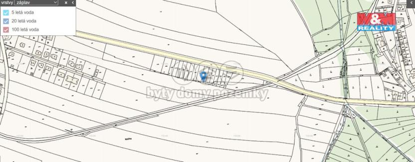 Prodej pole, Bylany, 53 m2