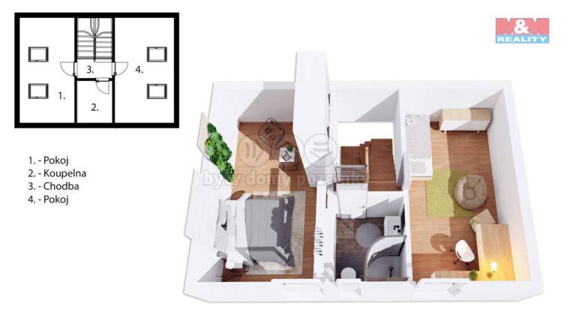 Prodej činžovního domu, Černá v Pošumaví - Bližná, 249 m2