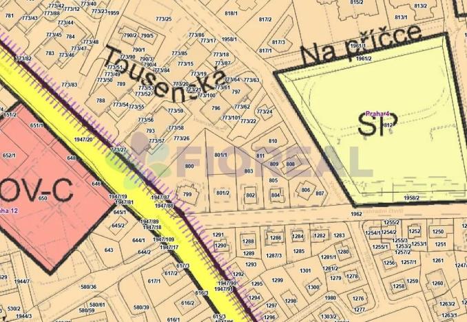 Prodej pozemku pro bydlení, Praha, 551 m2