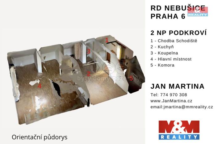 Prodej rodinného domu, Praha - Nebušice, Nebušická, 130 m2