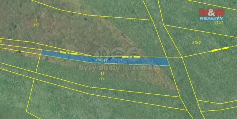 Prodej louky, Nová Ves u Jarošova, 10562 m2