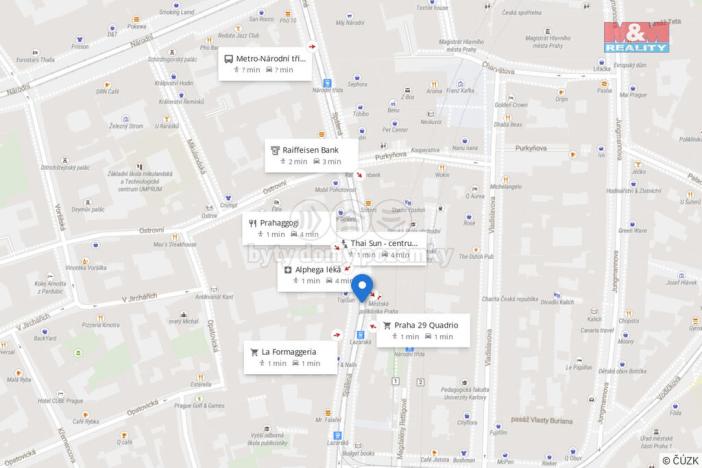 Pronájem bytu 2+1, Praha, Spálená, 73 m2