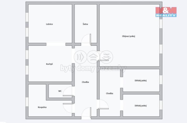 Prodej bytu 4+1, Žatec, Purkyněho, 114 m2
