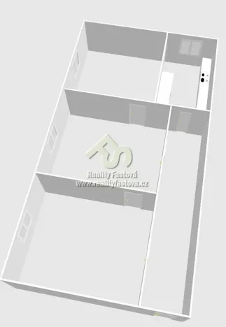 Pronájem kanceláře, Rokycany, 52 m2