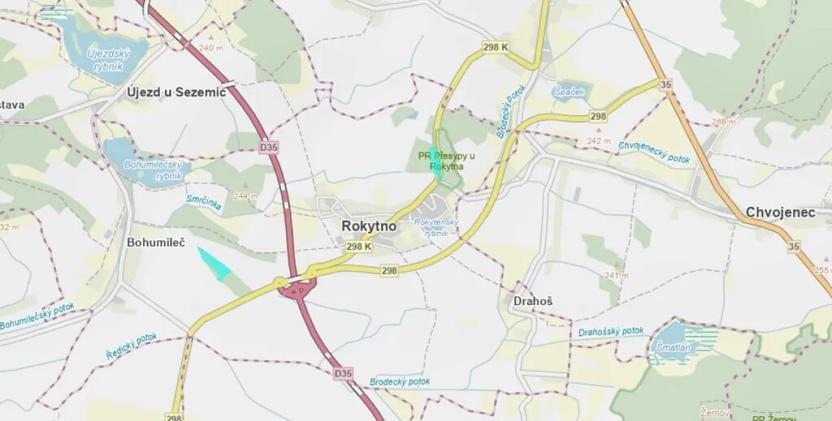 Prodej lesa, Rokytno, 44040 m2