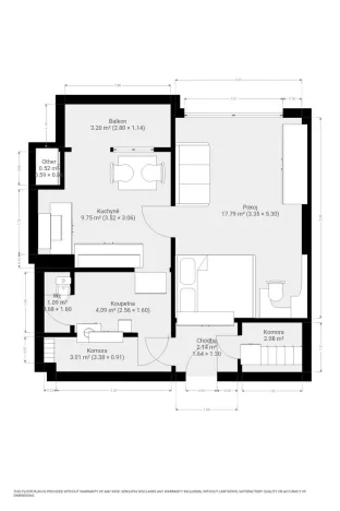 Pronájem bytu 1+1, Brno, Horácké náměstí, 45 m2