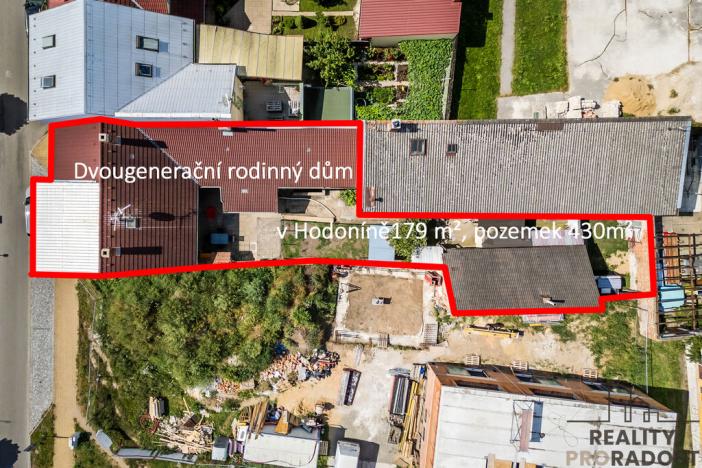 Prodej vícegeneračního domu, Hodonín, Komenského, 242 m2