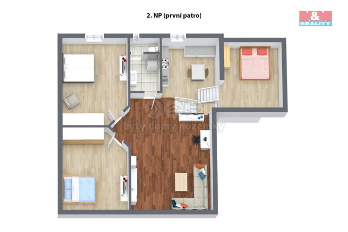 Prodej rodinného domu, Krásné Údolí, 125 m2