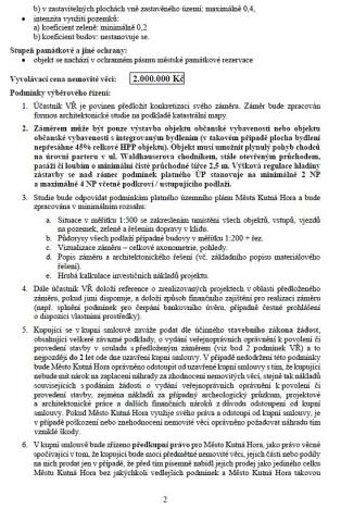 Prodej komerčního pozemku, Kutná Hora, Waldhauserova, 620 m2