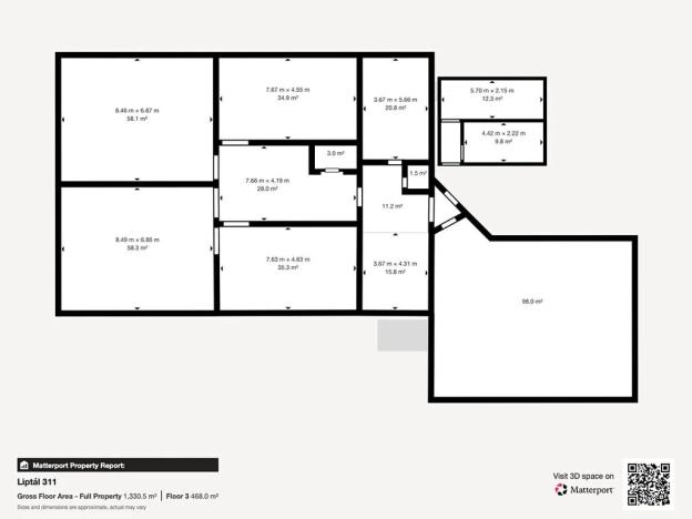 Prodej výrobních prostor, Liptál, 1097 m2