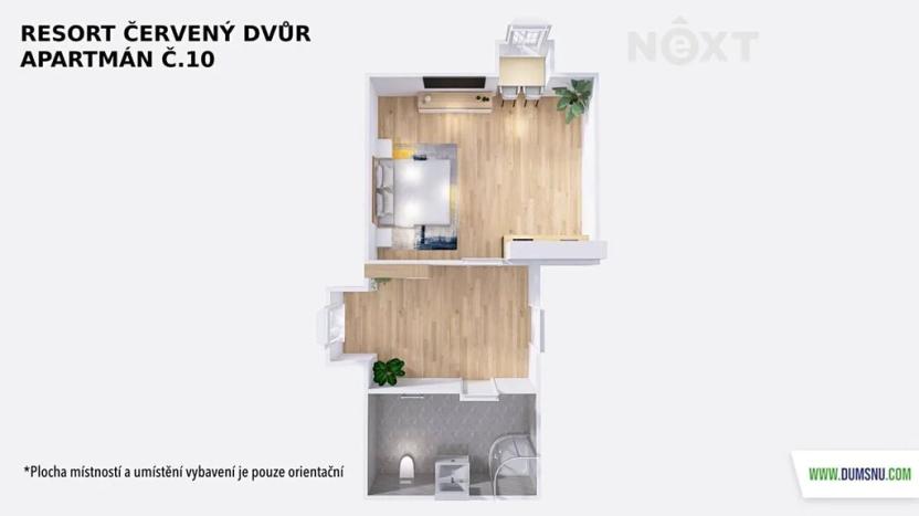 Prodej bytu 1+kk, Rapotín, Výzkumníků, 33 m2