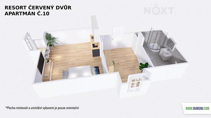 Prodej bytu 1+kk, Rapotín, Výzkumníků, 33 m2