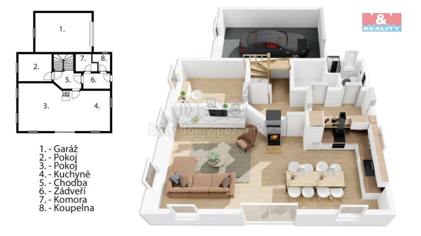 Prodej rodinného domu, Úvaly, Rokycanova, 132 m2