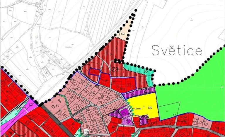 Prodej podílu pozemku pro bydlení, Světice, 2023 m2