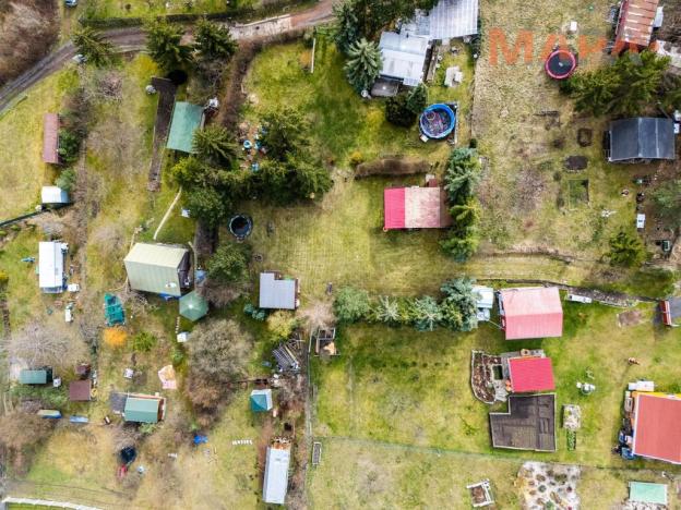 Prodej zahrady, Chbany - Poláky, 828 m2