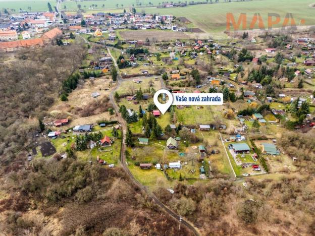 Prodej zahrady, Chbany - Poláky, 828 m2