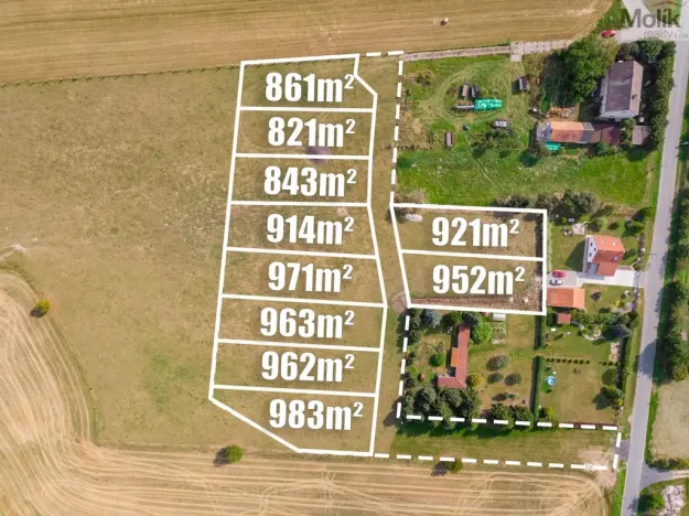 Prodej pozemku pro bydlení, Velký Bor, 921 m2