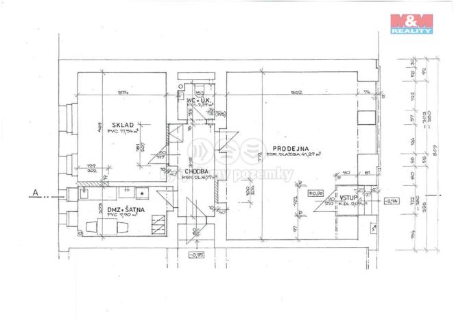 Pronájem obchodního prostoru, Karlovy Vary, Dr. Davida Bechera, 76 m2