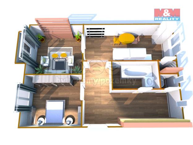 Prodej bytu 2+1, Štramberk, Bařiny, 56 m2