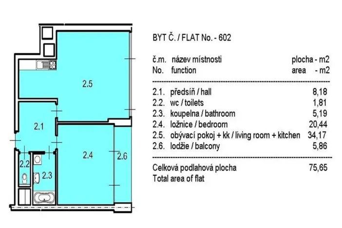 Pronájem bytu 2+kk, Praha - Háje, Tatarkova, 76 m2