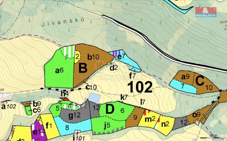 Prodej lesa, Libuň - Jivany, 15253 m2