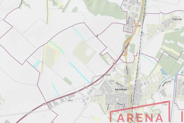 Prodej pole, Rajhrad, 46471 m2