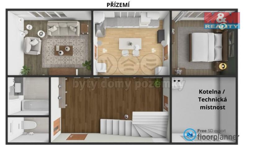 Prodej rodinného domu, Sněžné, 192 m2