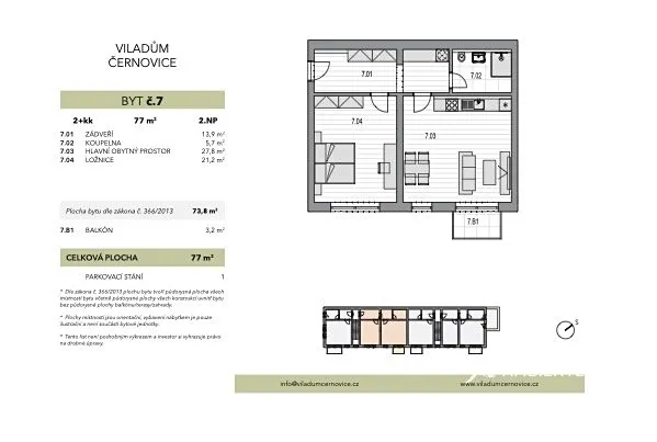 Prodej bytu 2+kk, Brno, Faměrovo náměstí, 69 m2