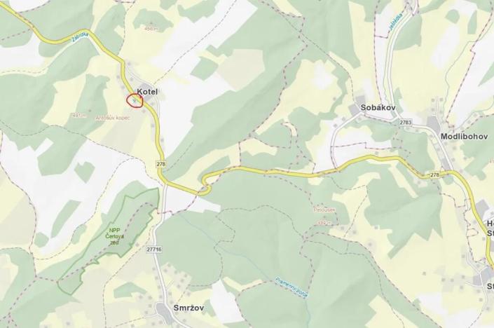 Prodej zahrady, Osečná, 669 m2