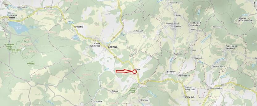 Prodej zahrady, Osečná, 669 m2