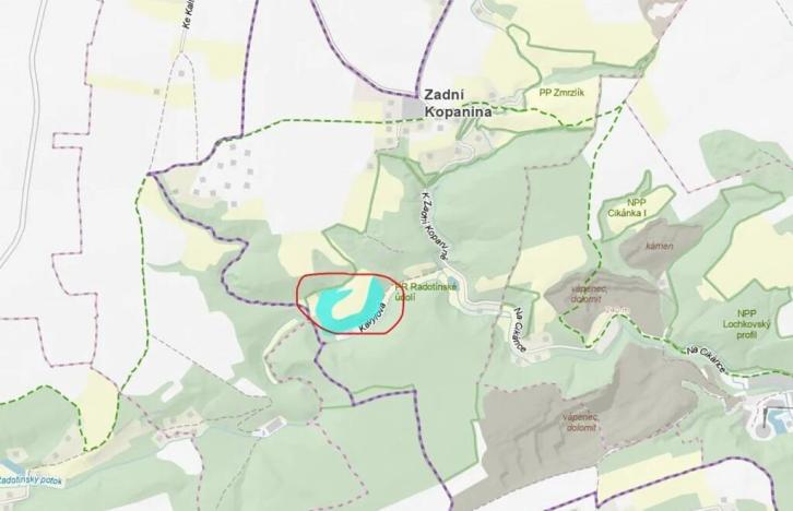 Prodej podílu lesa, Praha, 4596 m2