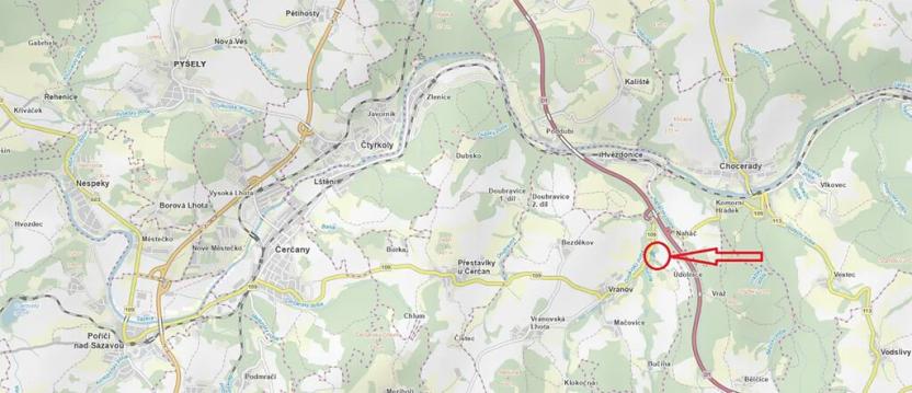 Prodej lesa, Vranov, 4583 m2