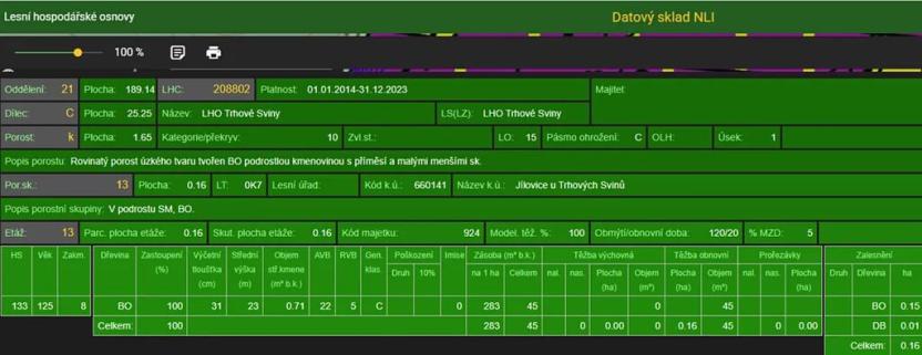Prodej lesa, Jílovice, 16552 m2