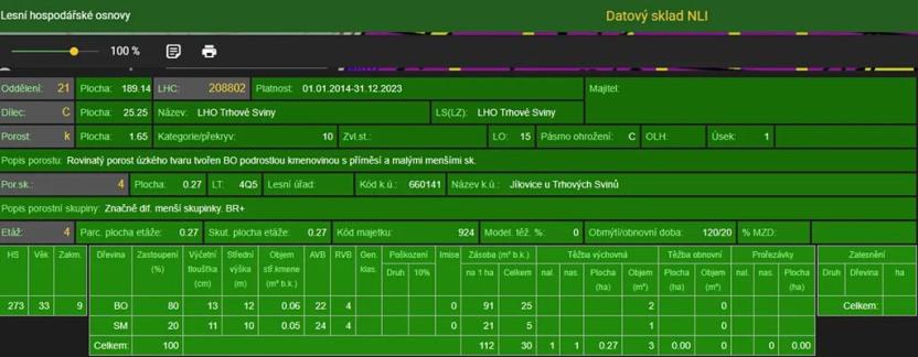 Prodej lesa, Jílovice, 16552 m2