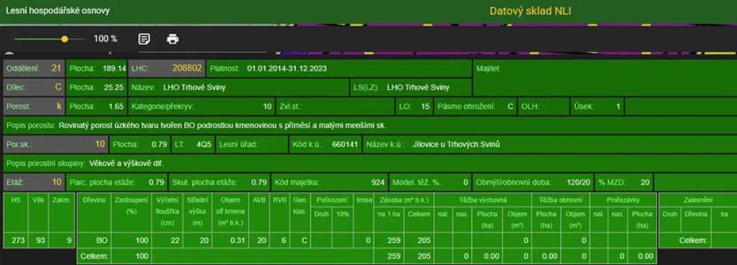 Prodej lesa, Jílovice, 16552 m2