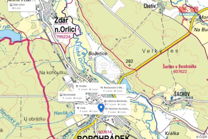 Prodej chaty, Borohrádek, 15 m2