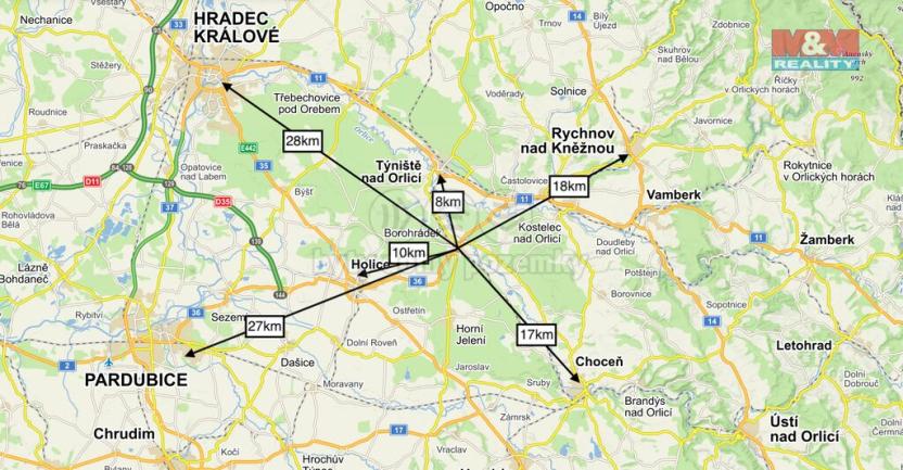 Prodej chaty, Borohrádek, 15 m2