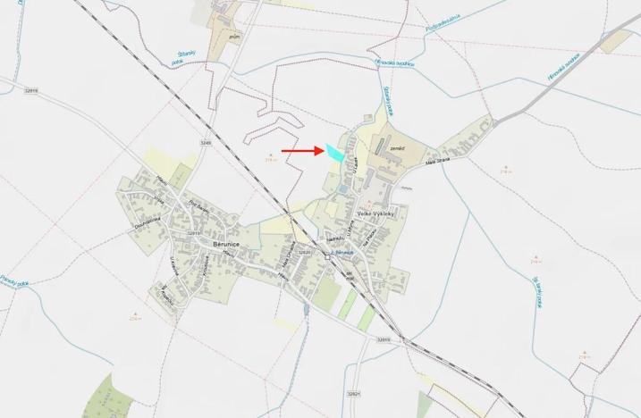 Prodej pozemku pro bydlení, Běrunice, 3467 m2